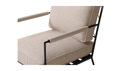 Moe's Home Collection Chair Vecchia Accent Chair Beige Vecchia Accent Chair Beige