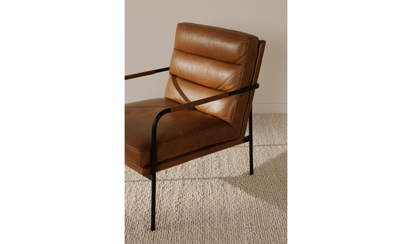 Moe's Home Collection Chair VERLAINE CHAIR CHESTNUT BROWN VERLAINE CHAIR CHESTNUT BROWN