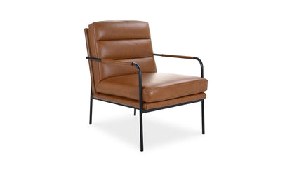 Moe's Home Collection Chair VERLAINE CHAIR CHESTNUT BROWN VERLAINE CHAIR CHESTNUT BROWN