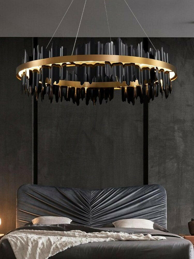 Mirodemi chandelier MIRODEMI® Modern Creative Circular Chandelier for Living Room, Dining Room