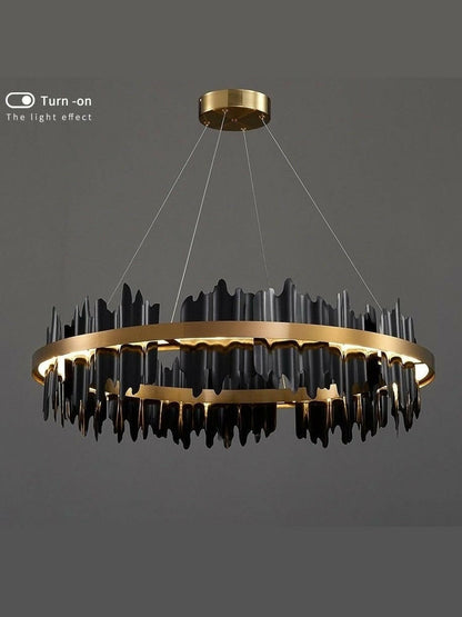 Mirodemi chandelier MIRODEMI® Modern Creative Circular Chandelier for Living Room, Dining Room