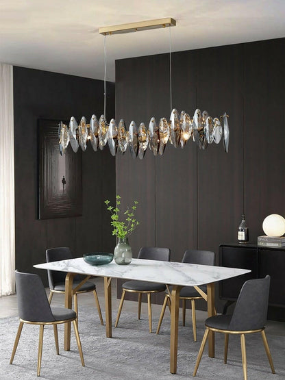 Mirodemi chandelier MIRODEMI® Wave design modern crystal light chandelier for kitchen, dining room