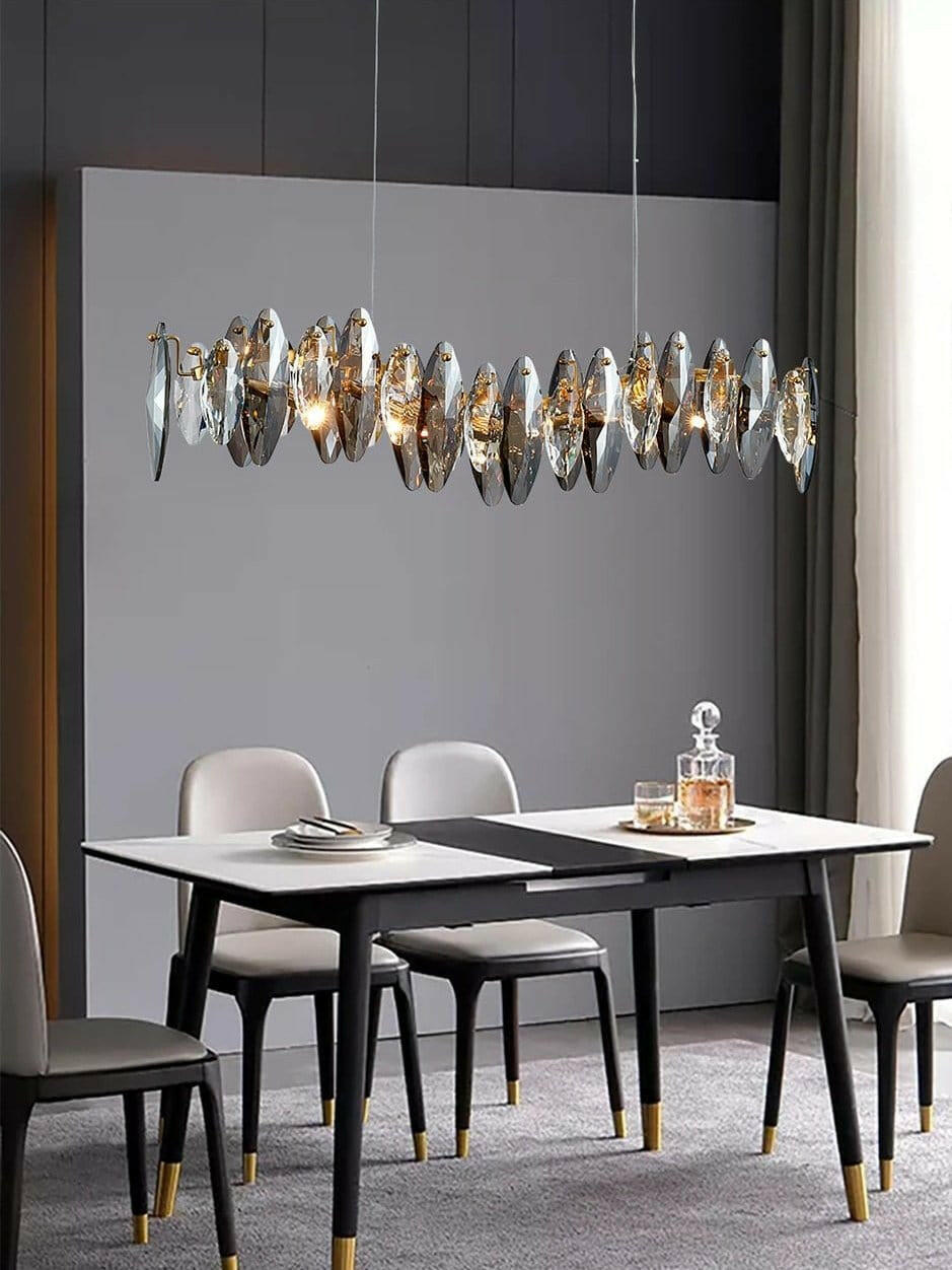Mirodemi chandelier MIRODEMI® Wave design modern crystal light chandelier for kitchen, dining room