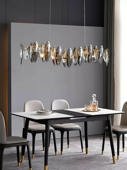 Mirodemi chandelier MIRODEMI® Wave design modern crystal light chandelier for kitchen, dining room