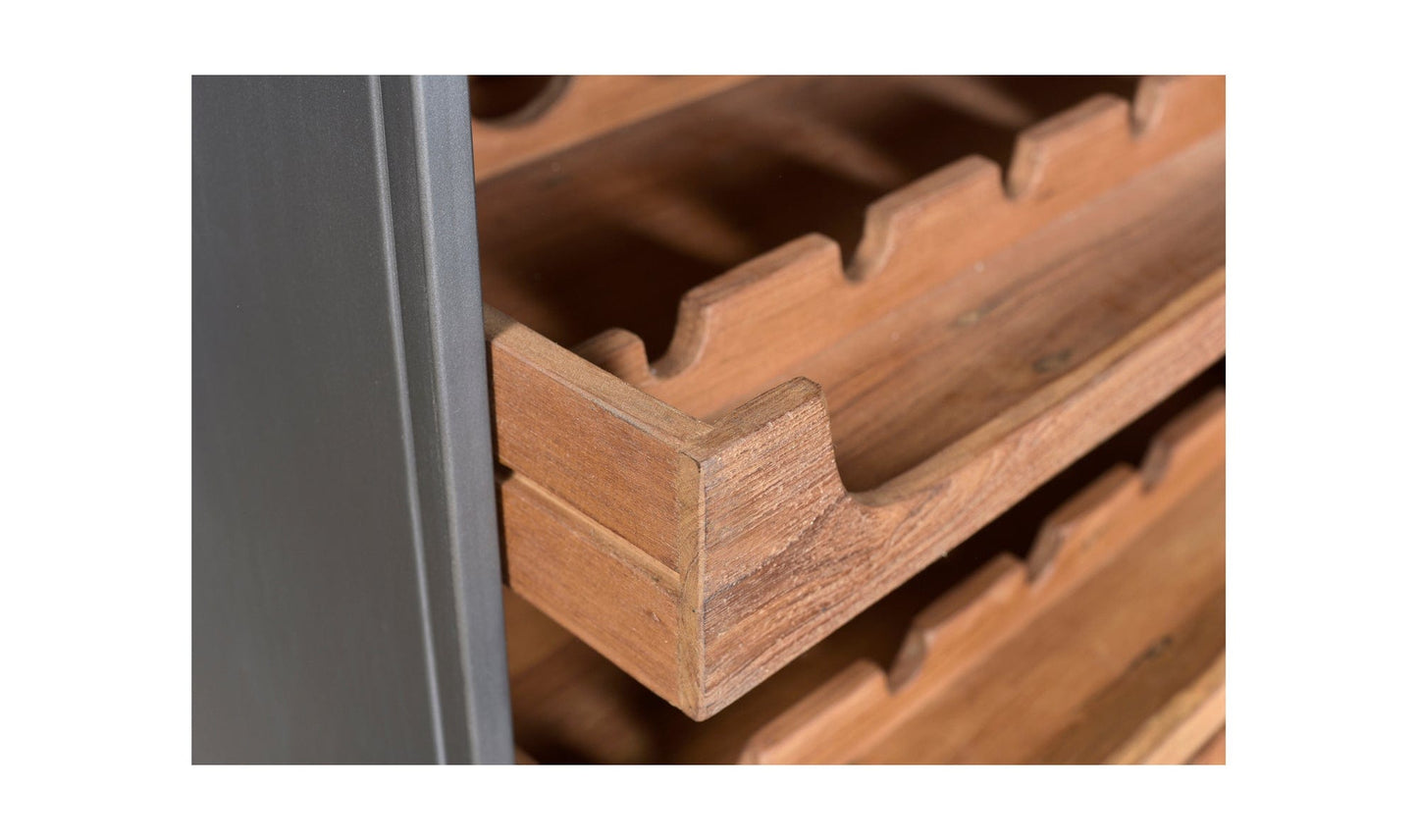 The Carpentry Shop Co. Chefs Teak Wine Bar Natural Chefs Teak Wine Bar Natural