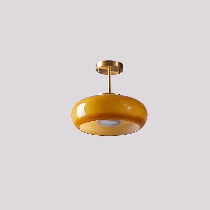 Residence Supply D - Brass Body - Yellow / Warm Light / 11.0" x 9.8" / 28cm x 25cm Claire Ceiling Light