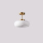 Residence Supply C - Brass Body - White / Warm Light / 11.0" x 9.8" / 28cm x 25cm Claire Ceiling Light