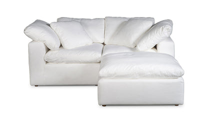 Moe's CREAM WHITE CLAY NOOK MODULAR SECTIONAL PERFORMANCE FABRIC