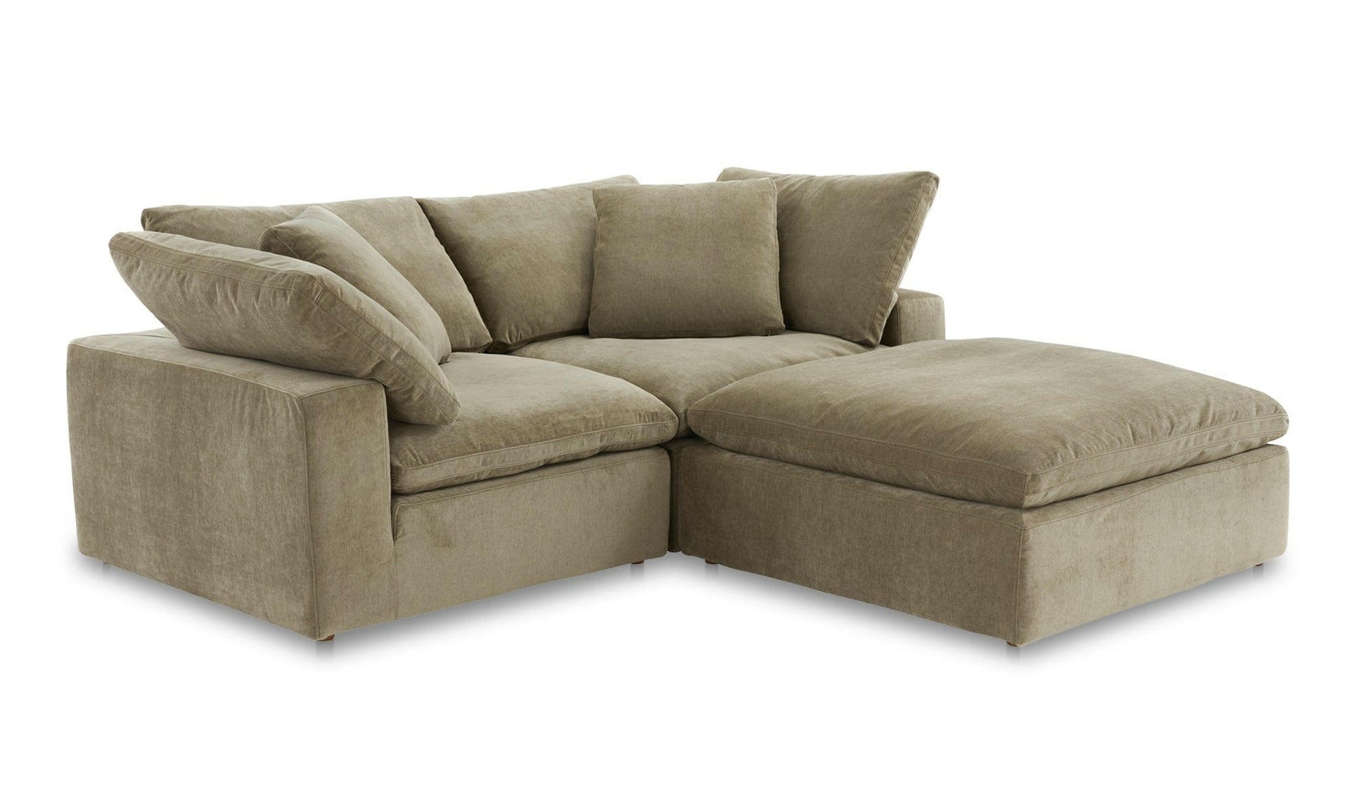 Moe's DESERT SAGE CLAY NOOK MODULAR SECTIONAL PERFORMANCE FABRIC