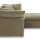 Moe's CLAY NOOK MODULAR SECTIONAL PERFORMANCE FABRIC