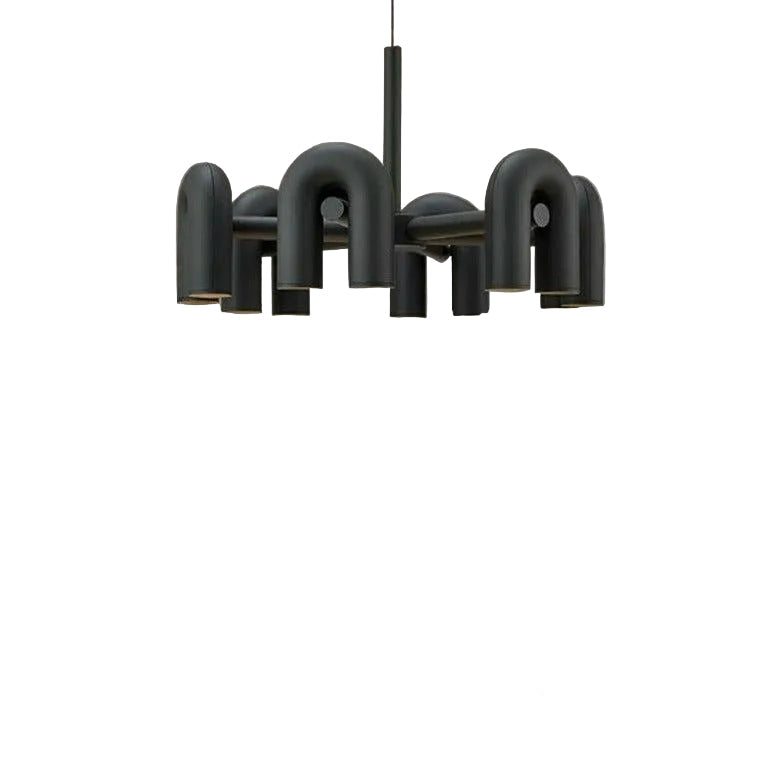 Residence Supply 4 Heads - Black - 23.6" x 21.7" / 60cm x 55cm / Warm White - 3000K Clement Chandelier