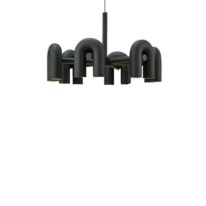 Residence Supply 4 Heads - Black - 23.6" x 21.7" / 60cm x 55cm / Warm White - 3000K Clement Chandelier