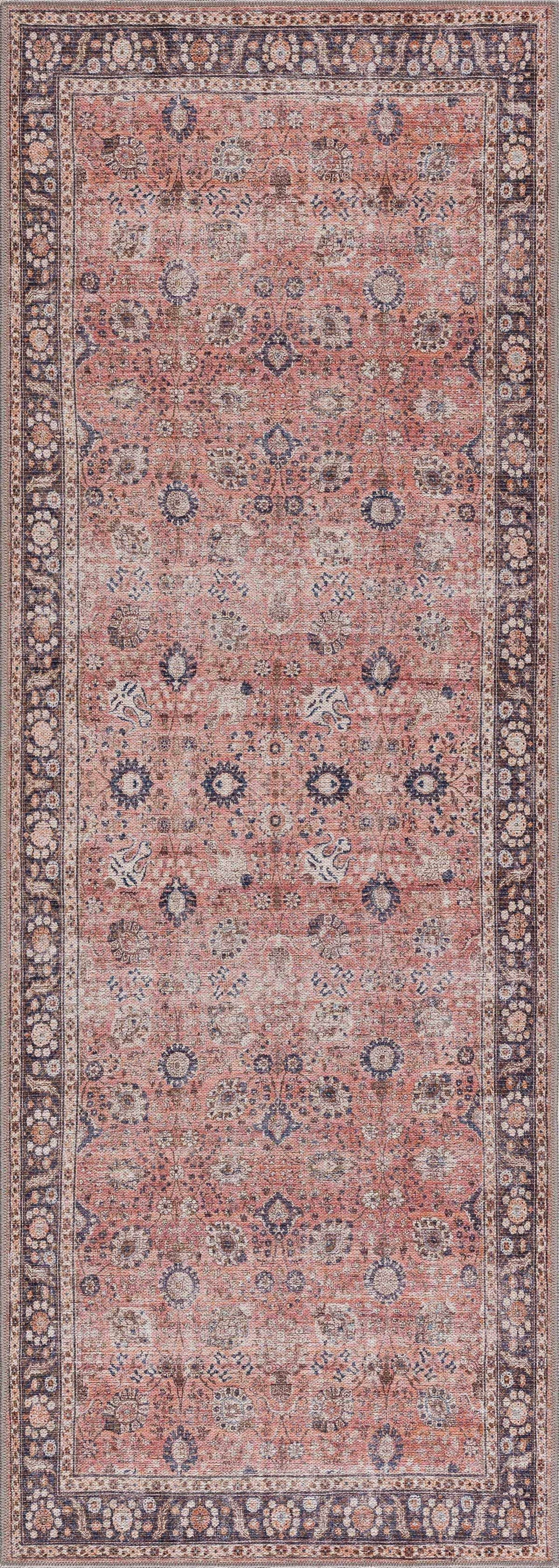 Ganyangan Red Washable Rug