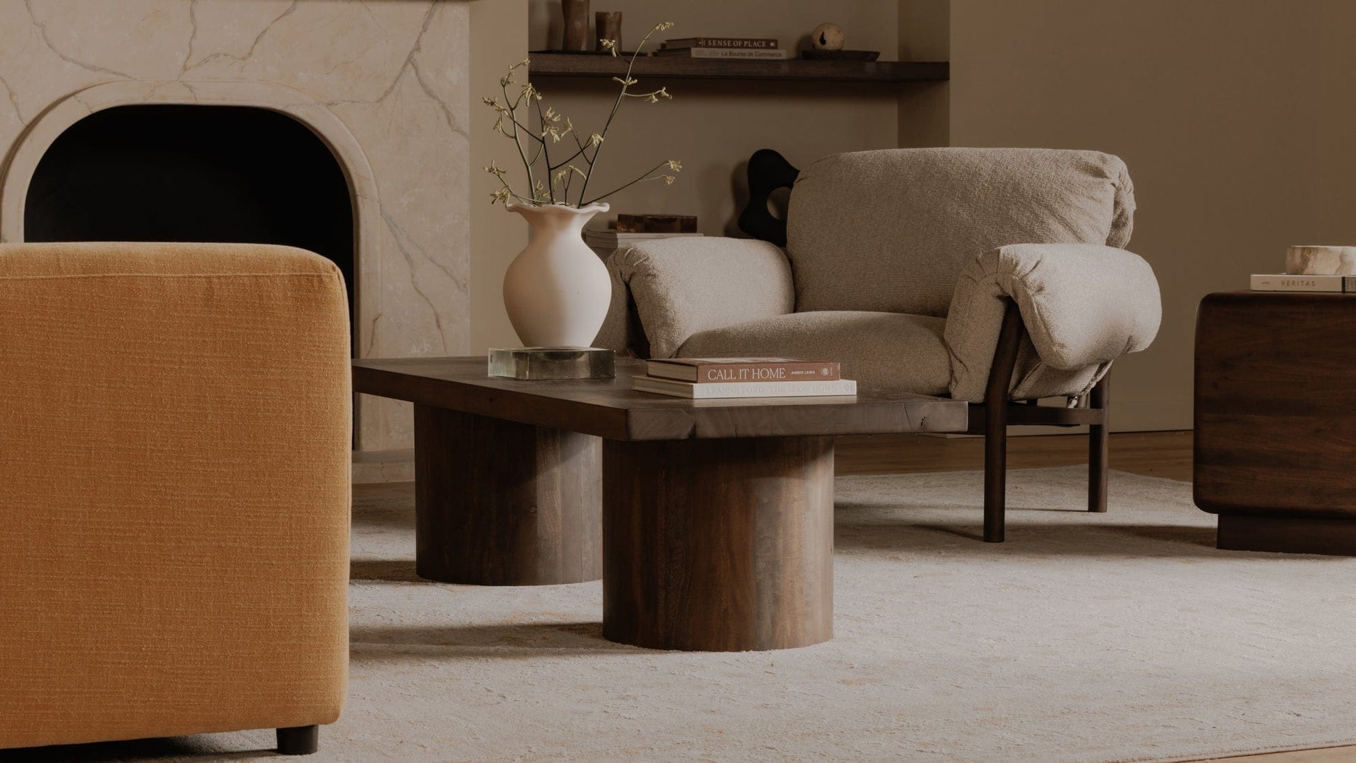 Moe's Home Collection Coffee Table Hadley Coffee Table Warm Brown Hadley Coffee Table Warm Brown