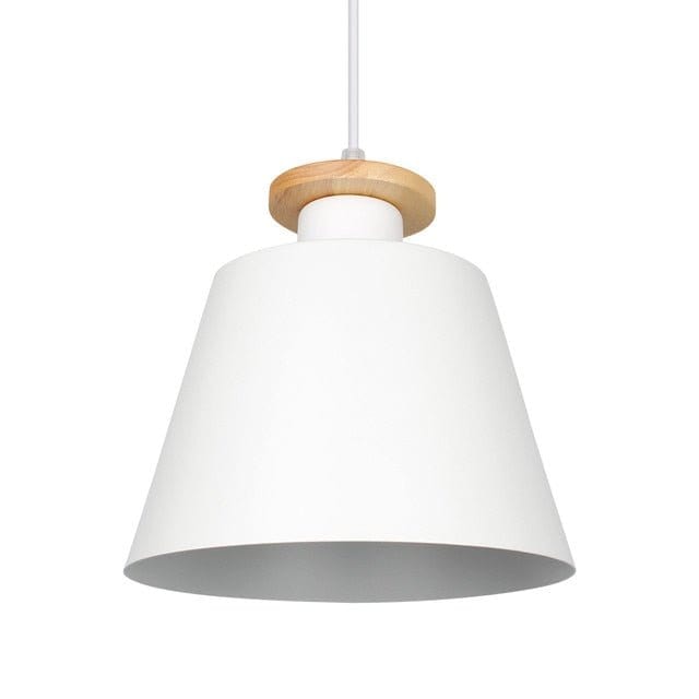 Residence Supply Cloud White / Warm White / 7.6" / 19.5cm Color Block Cone Pendant Light