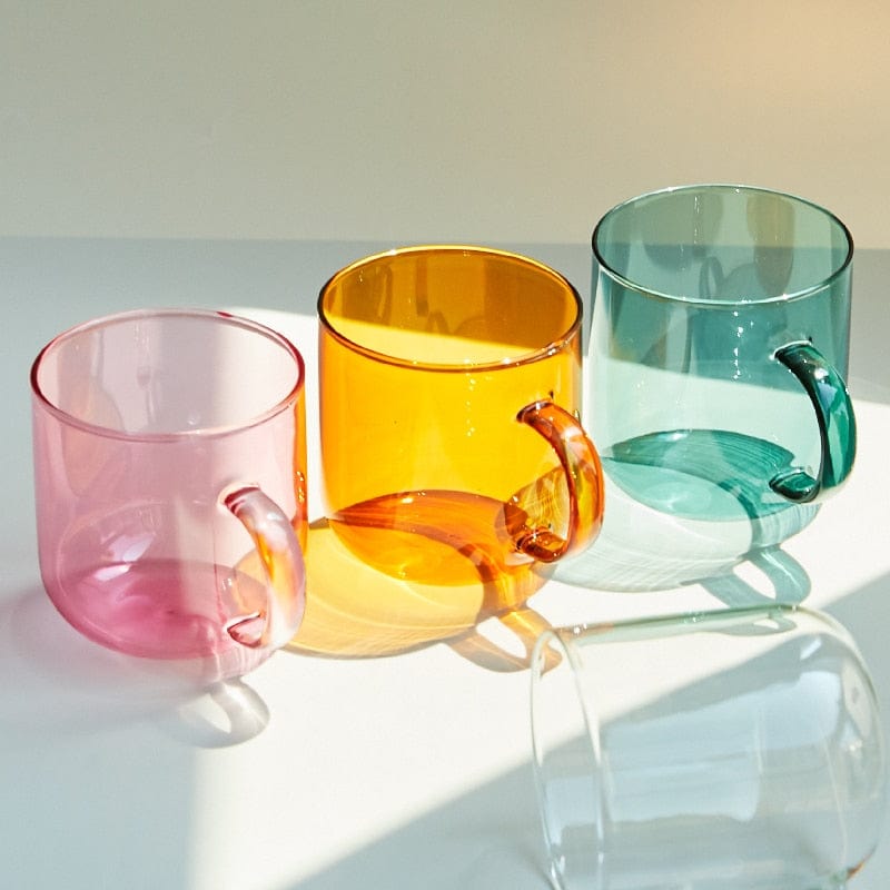 Kanyon Shop Colorful Glass Coffee Cups