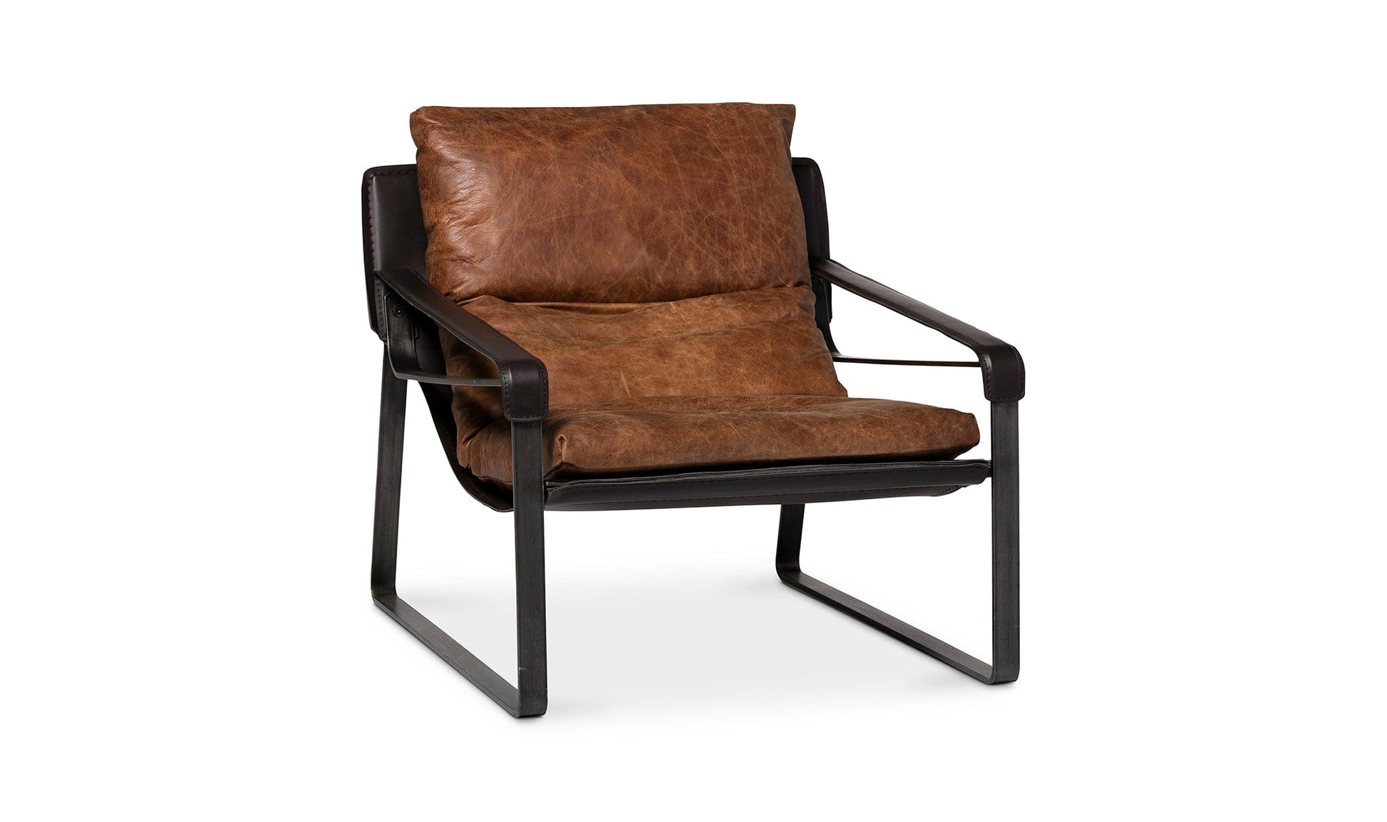 The Carpentry Shop Co. CONNOR CLUB CHAIR OPEN ROAD BROWN LEATHER CONNOR CLUB CHAIR OPEN ROAD BROWN LEATHER