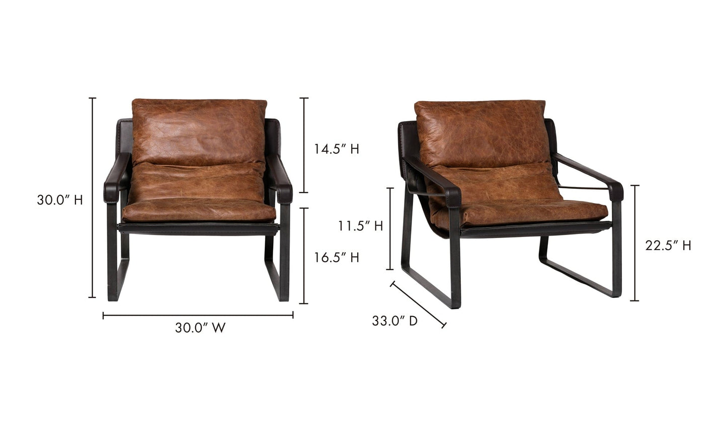The Carpentry Shop Co. CONNOR CLUB CHAIR OPEN ROAD BROWN LEATHER CONNOR CLUB CHAIR OPEN ROAD BROWN LEATHER