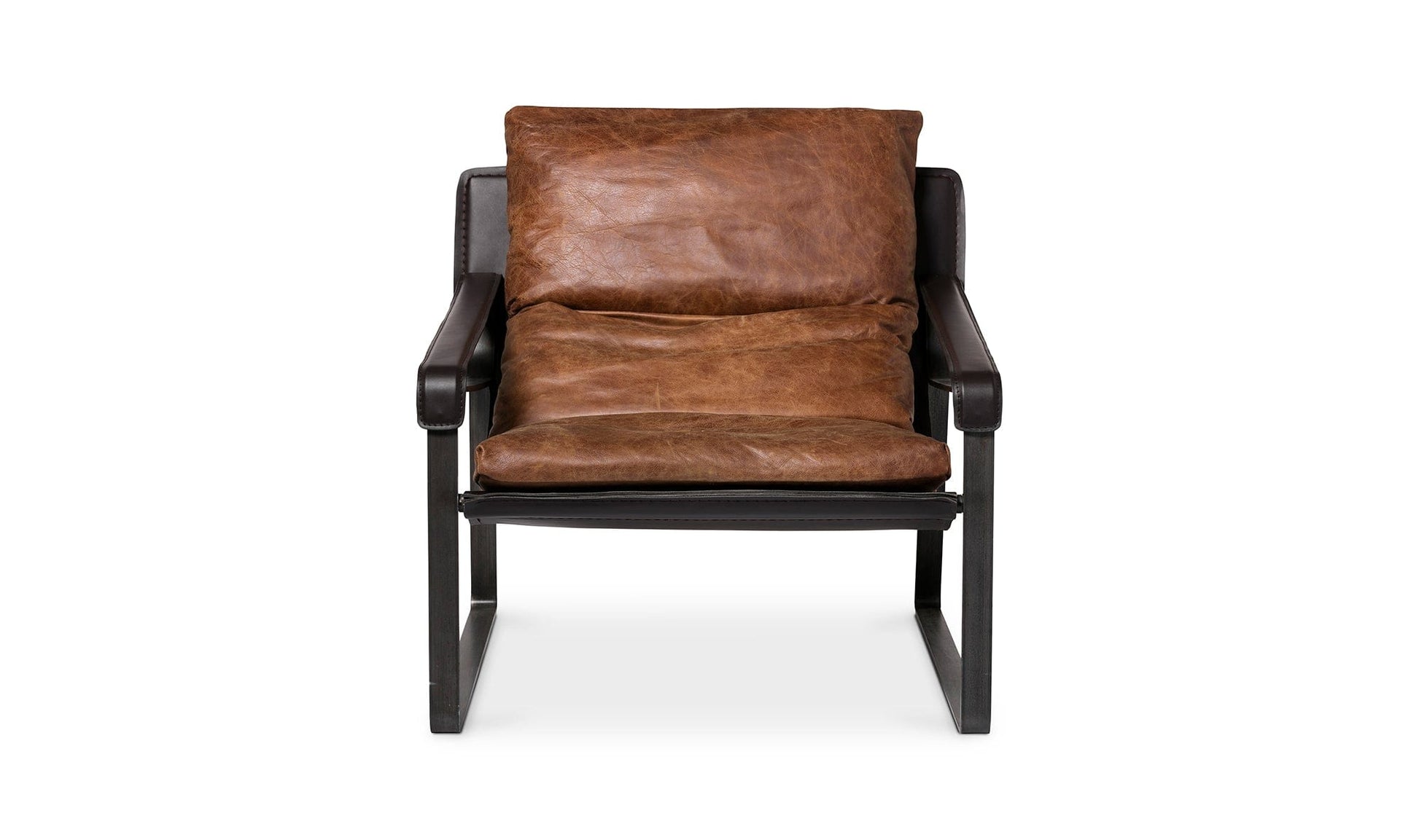 The Carpentry Shop Co. CONNOR CLUB CHAIR OPEN ROAD BROWN LEATHER CONNOR CLUB CHAIR OPEN ROAD BROWN LEATHER