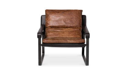 The Carpentry Shop Co. CONNOR CLUB CHAIR OPEN ROAD BROWN LEATHER CONNOR CLUB CHAIR OPEN ROAD BROWN LEATHER