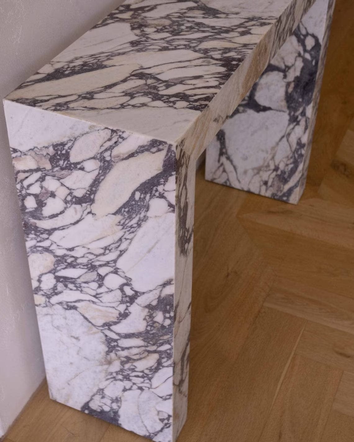 Villohome | Online Flooring Shop Consoles Calacatta Viola Marble Rectangular Console Polished (W)12" (L)40" (H)30" Calacatta Viola Marble Rectangular Console Polished (W)12" (L)40" (H)30"