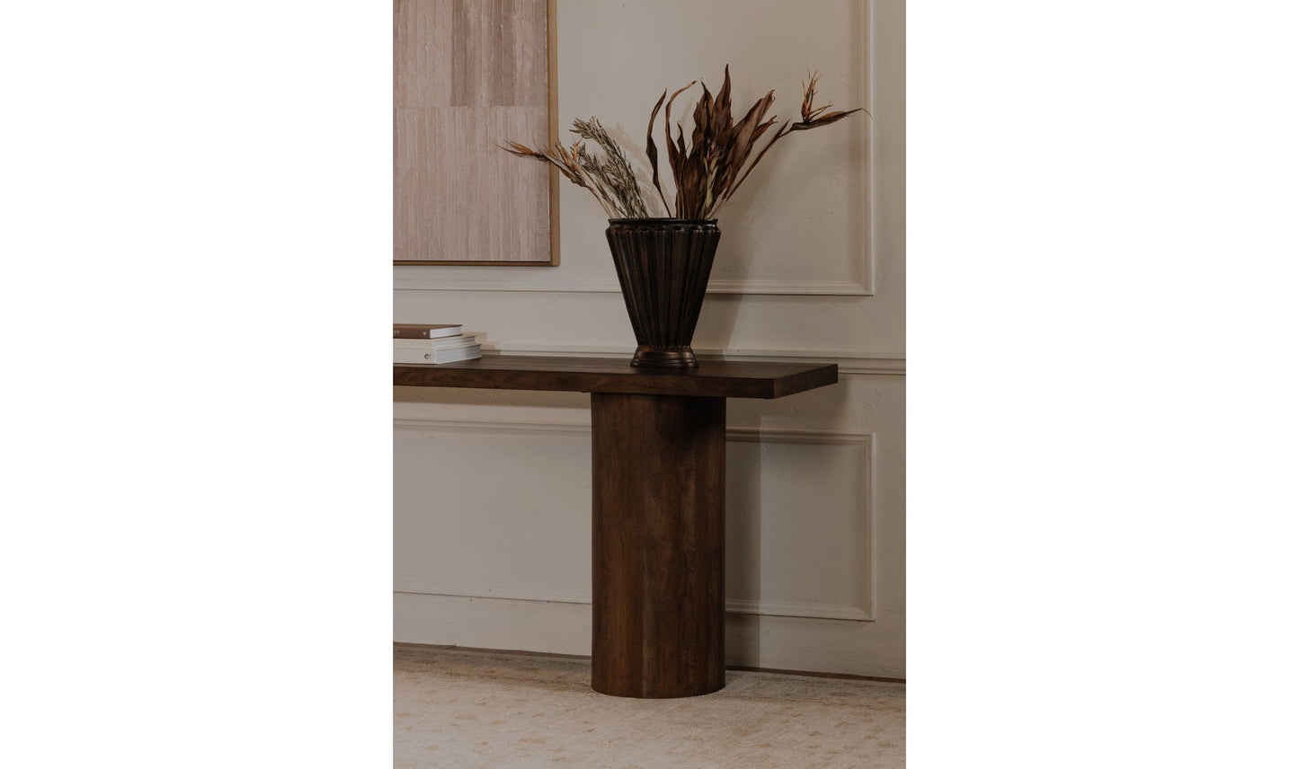 Moe's Home Collection Consoles Hadley Console Table Warm Brown Hadley Console Table Warm Brown