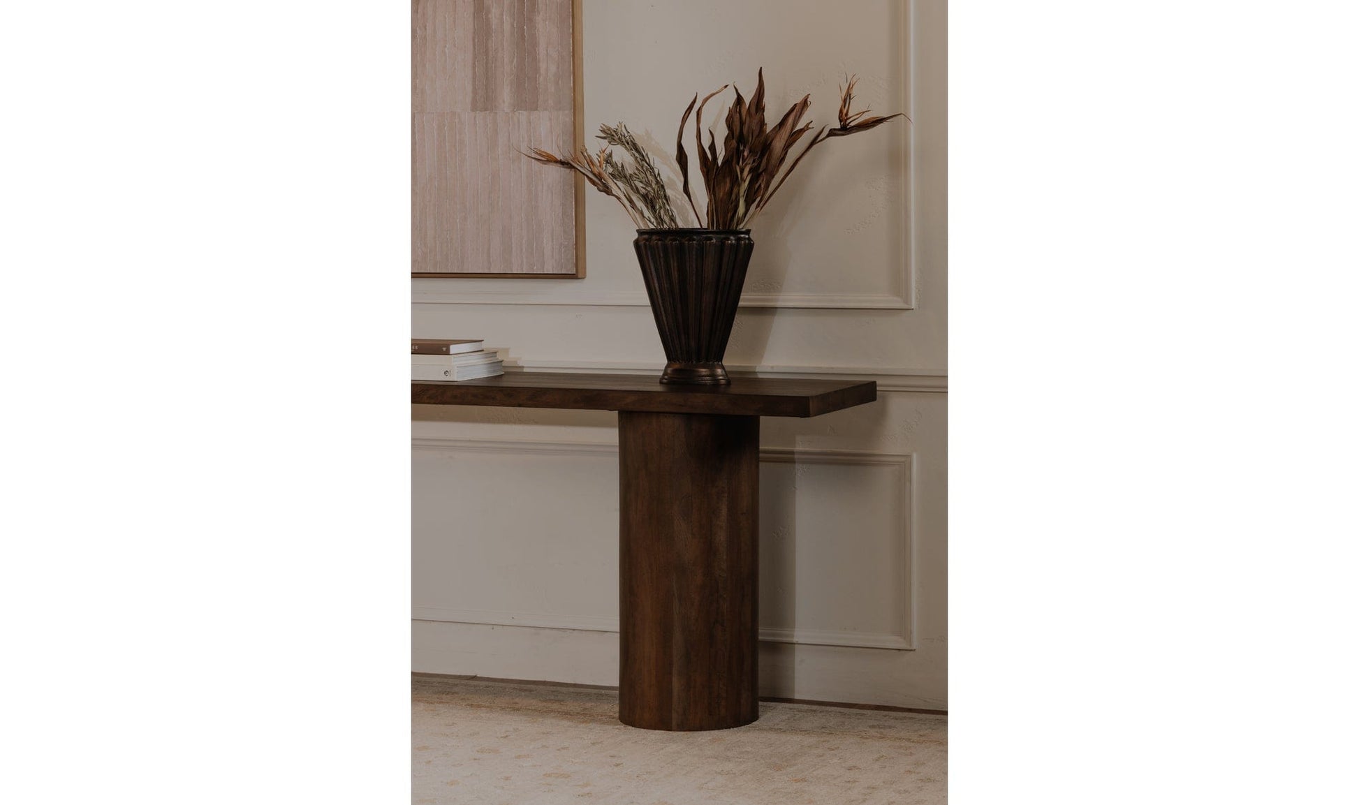Moe's Home Collection Consoles Hadley Console Table Warm Brown Hadley Console Table Warm Brown