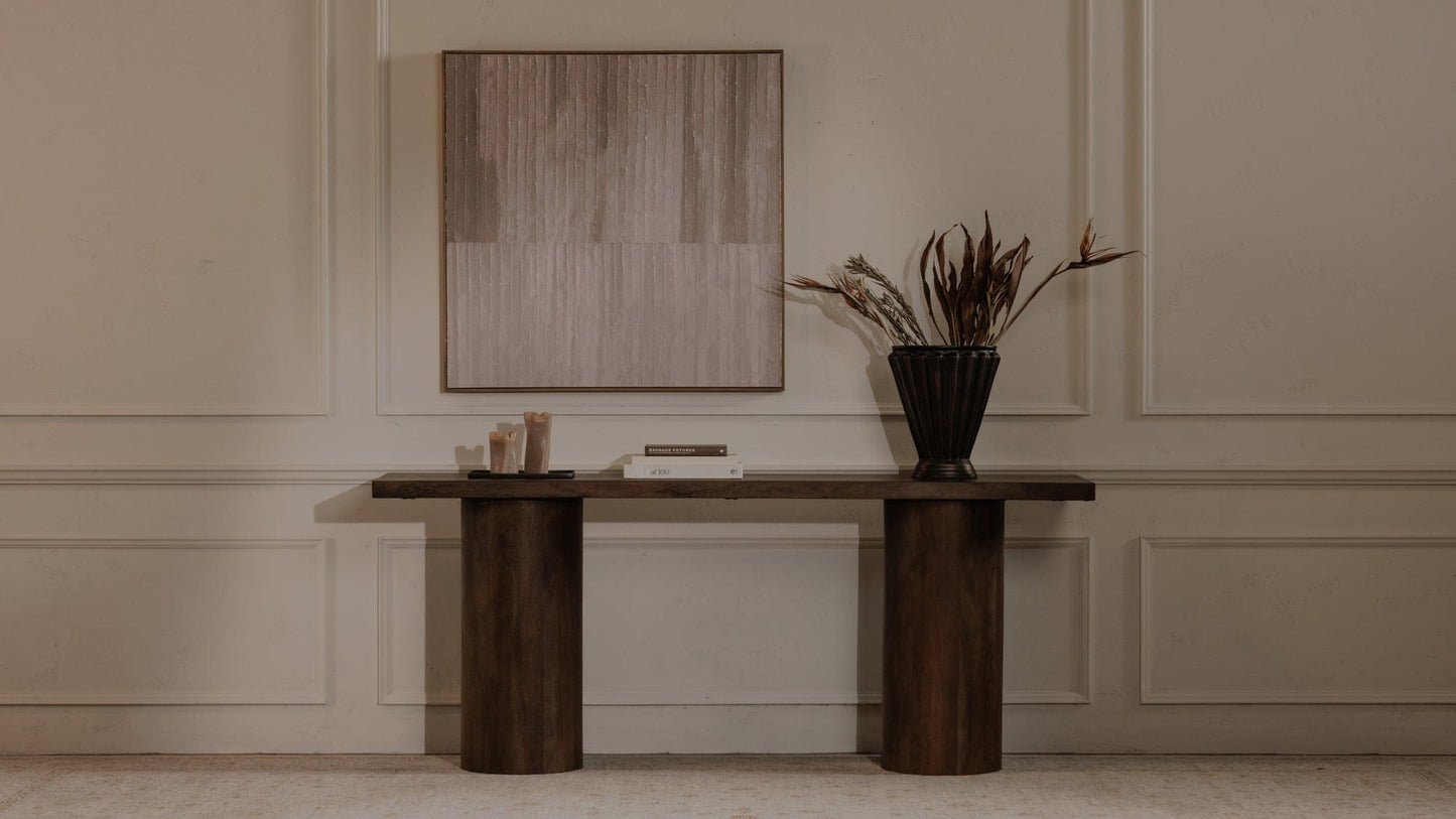 Moe's Home Collection Consoles Hadley Console Table Warm Brown Hadley Console Table Warm Brown