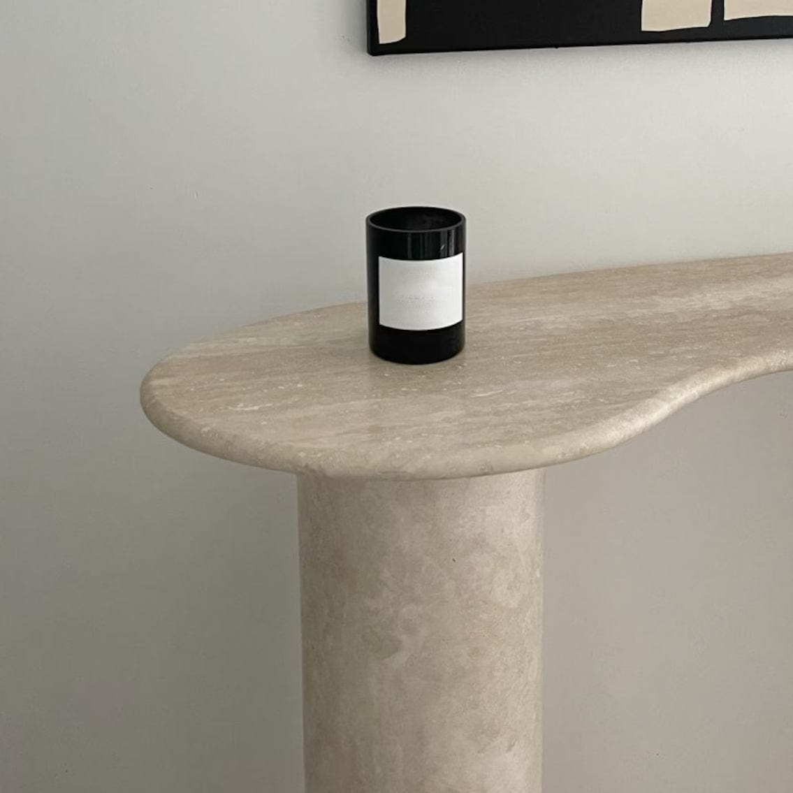 Villohome | Online Flooring Shop Consoles Troia Light Travertine Designer Console Filled and Honed (W)15" (L)48" (H)36" Troia Light Travertine Designer Console Filled and Honed (W)15" (L)48" (H)36"