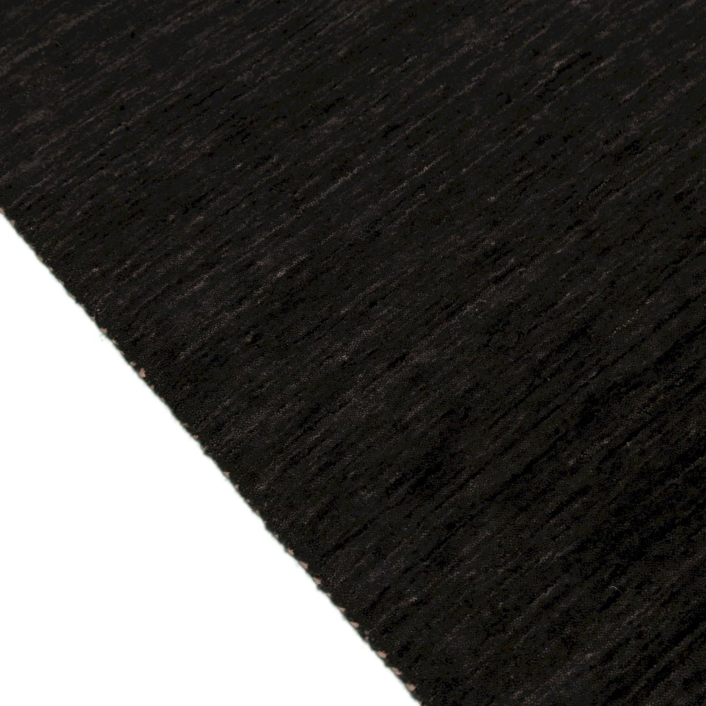 Contemporary Design Charcoal Hand Loomed Wool Area Rug.