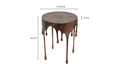 The Carpentry Shop Co. Copperworks Accent Table Copperworks Accent Table