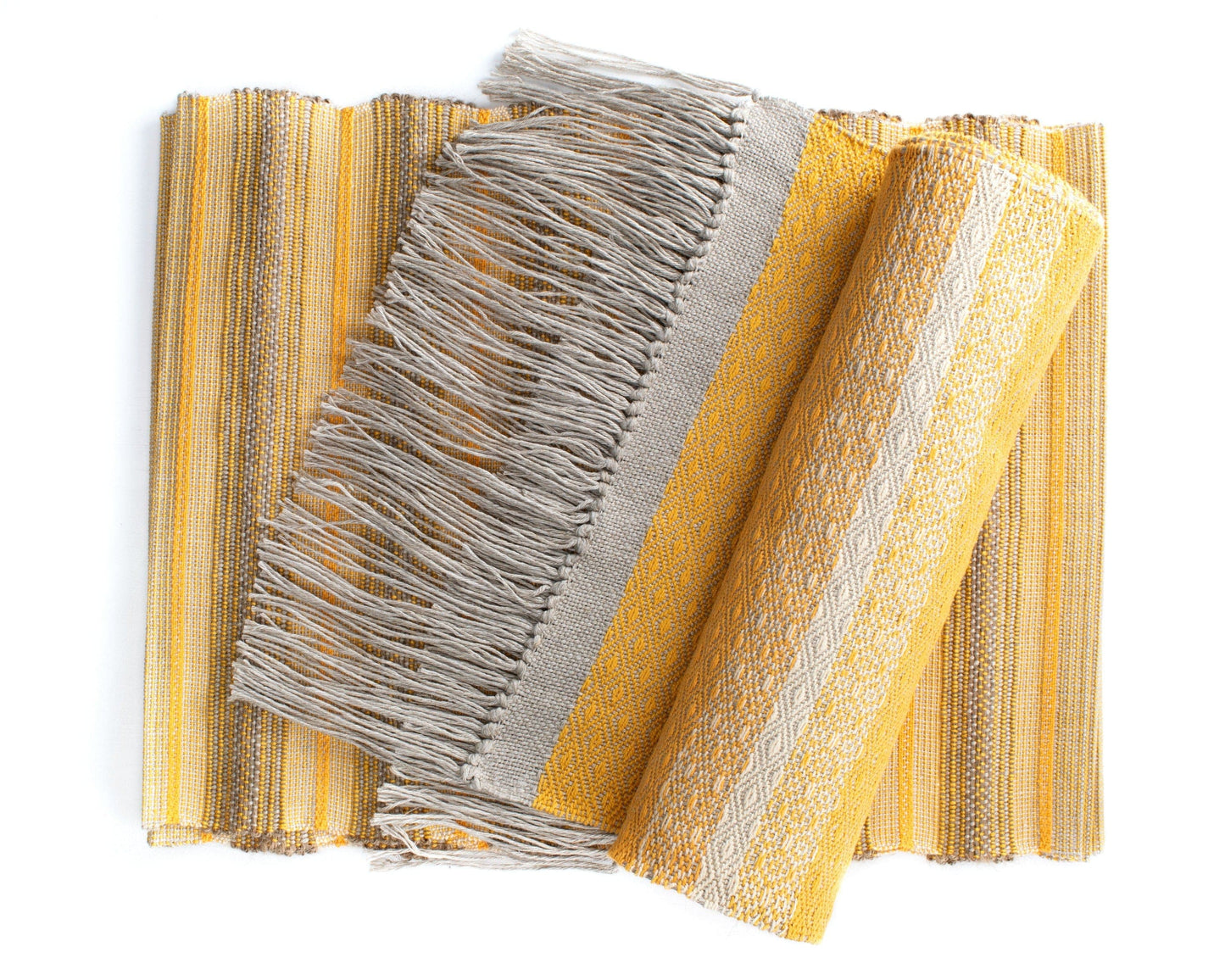 The Carpentry Shop Co. Copy of Handmade Woven Placemats & Table Runners by Local Artisan in Signature Yellow