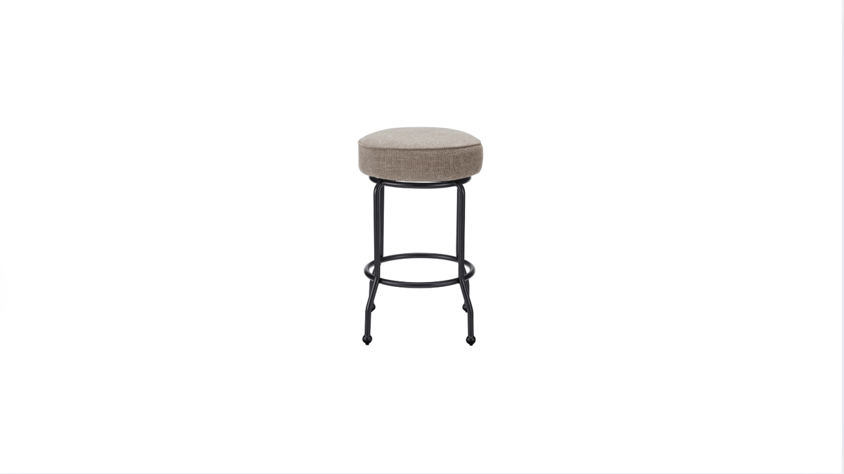 Moe's Home Collection Counter Stools Light Brown Kelsey Swivel Counter Stool Beige Kelsey Swivel Counter Stool Beige