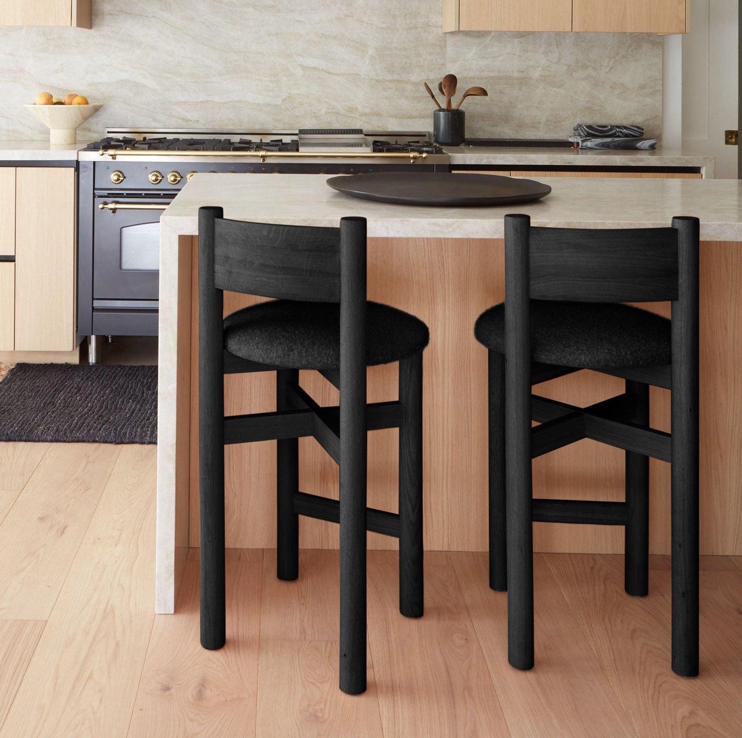 House of Leon Counter Stools Teddy Counter Stool - Black Teddy Counter Stool - Black