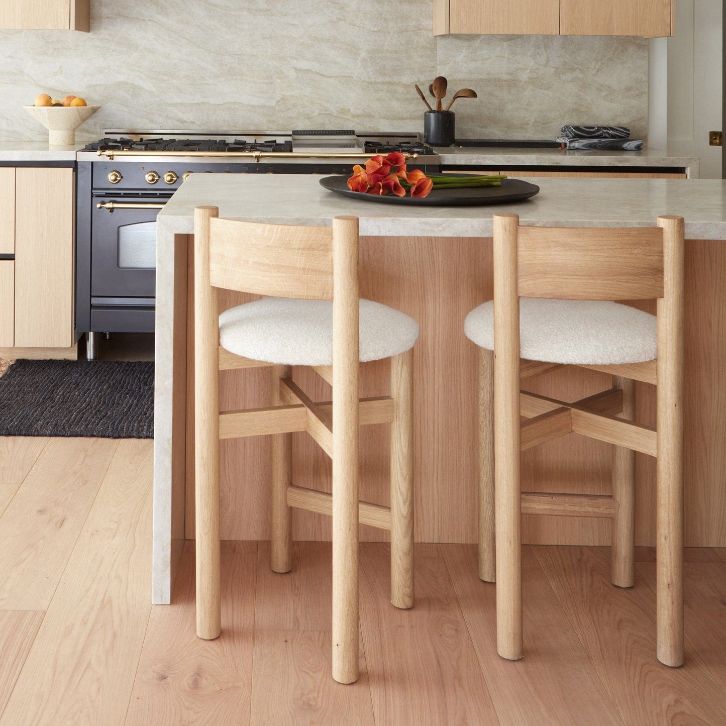 House of Leon Counter Stools Teddy Counter Stool - Natural Teddy Counter Stool - Natural