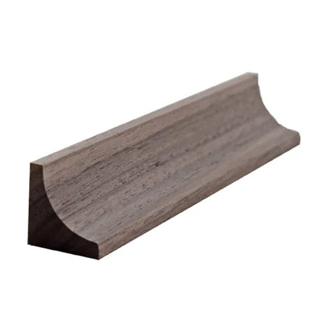 NewMouldings Cove Corner Guards Walnut / 94 inches EWCC12 Cove Trim Moulding EWCC12 Cove Trim Moulding