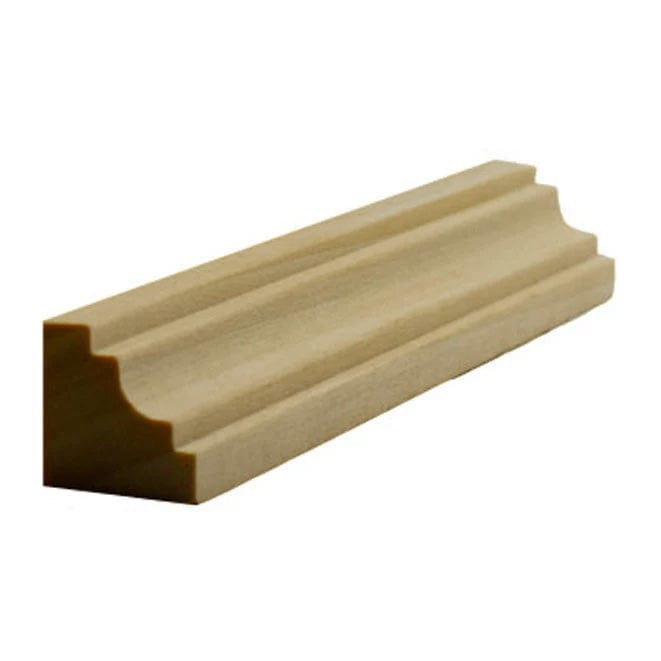 NewMouldings Cove Corner Guards Poplar / 94 inches EWCC14 Cove Trim Moulding EWCC14 Cove Trim Moulding