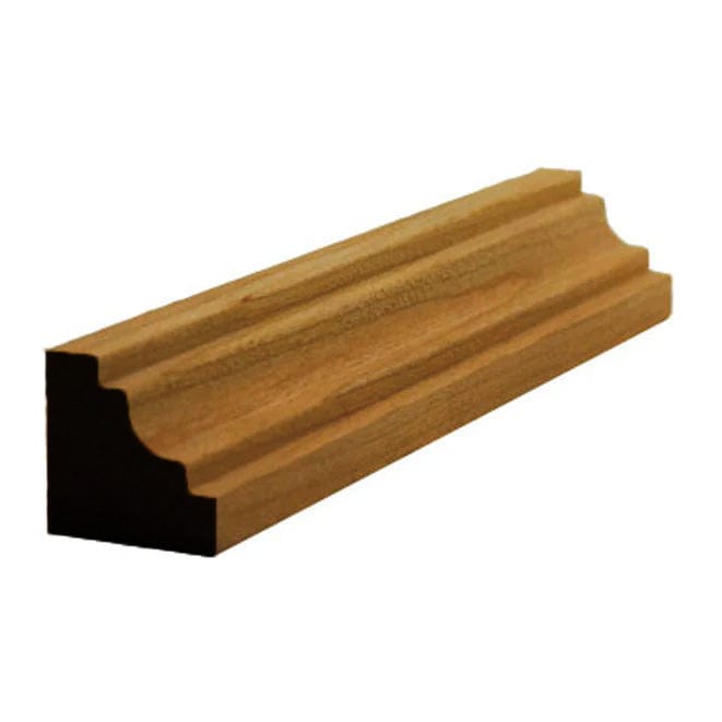 NewMouldings Cove Corner Guards Cherry / 94 inches EWCC14 Cove Trim Moulding EWCC14 Cove Trim Moulding