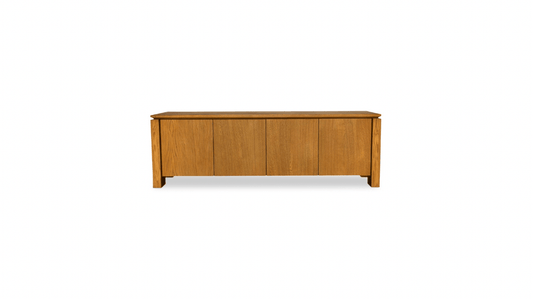 Moe's Home Collection Credenza Brook Media Unit Country Oak Brook Media Unit Country Oak