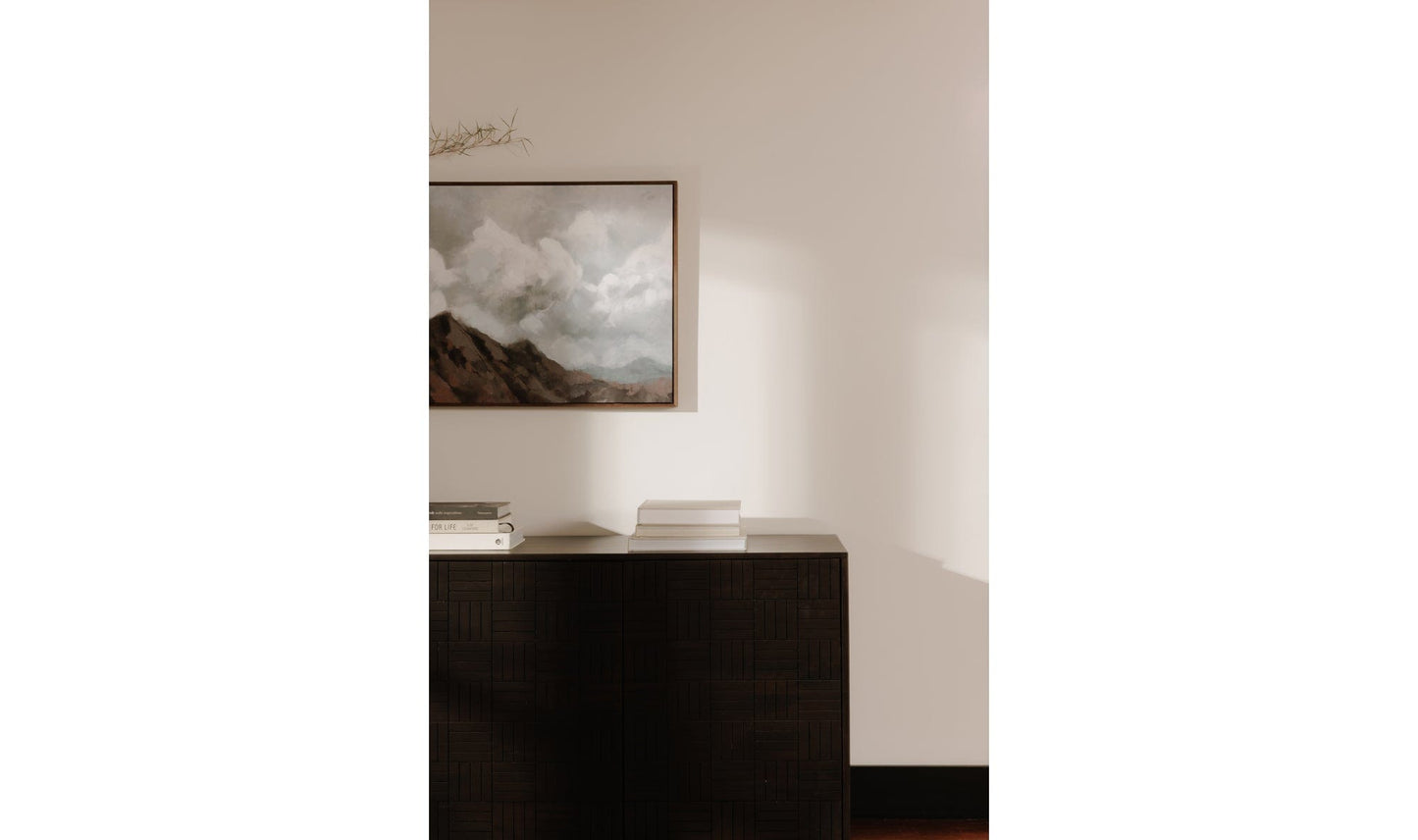 Moe's Home Collection Credenza Denman 4 Door Sideboard Dark Brown Denman 4 Door Sideboard Dark Brown