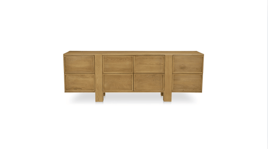 Moe's Home Collection Credenza Henley 8 Drawer Dresser Brown Henley 8 Drawer Dresser Brown