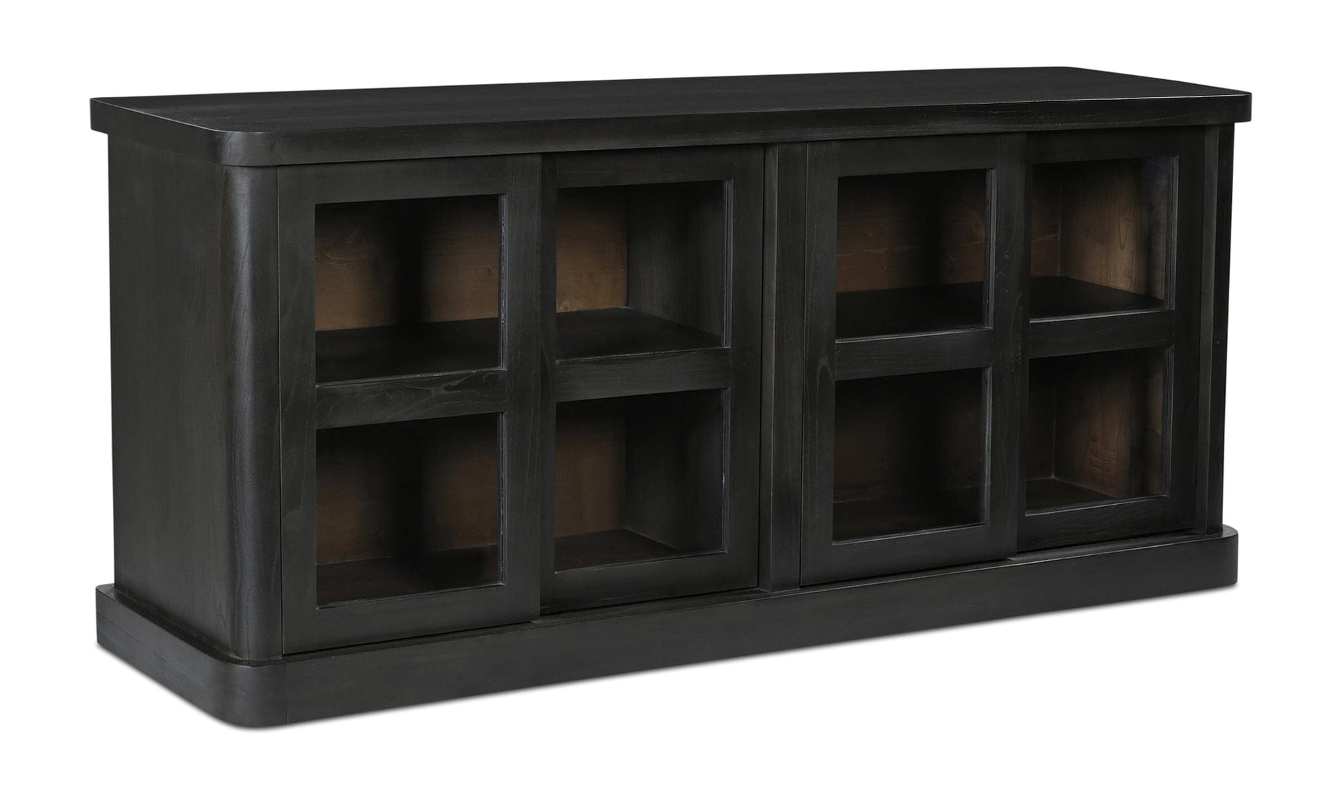 Moe's Home Collection Credenza Mona Sideboard Black Mona Sideboard Black