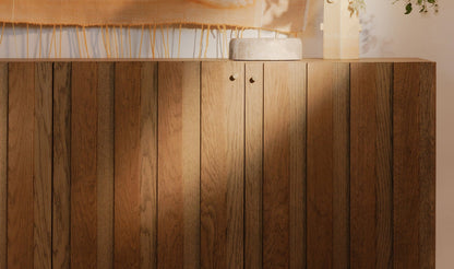 Moe's Home Collection Credenza Vermentino Sideboard Oak Vermentino Sideboard Oak