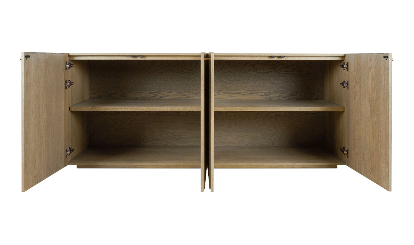 Moe's Home Collection Credenza Vermentino Sideboard Oak Vermentino Sideboard Oak