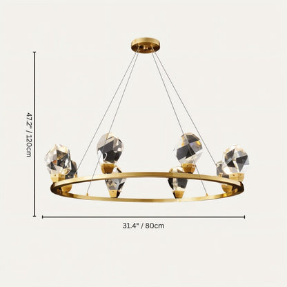 Cristal Round Chandelier.