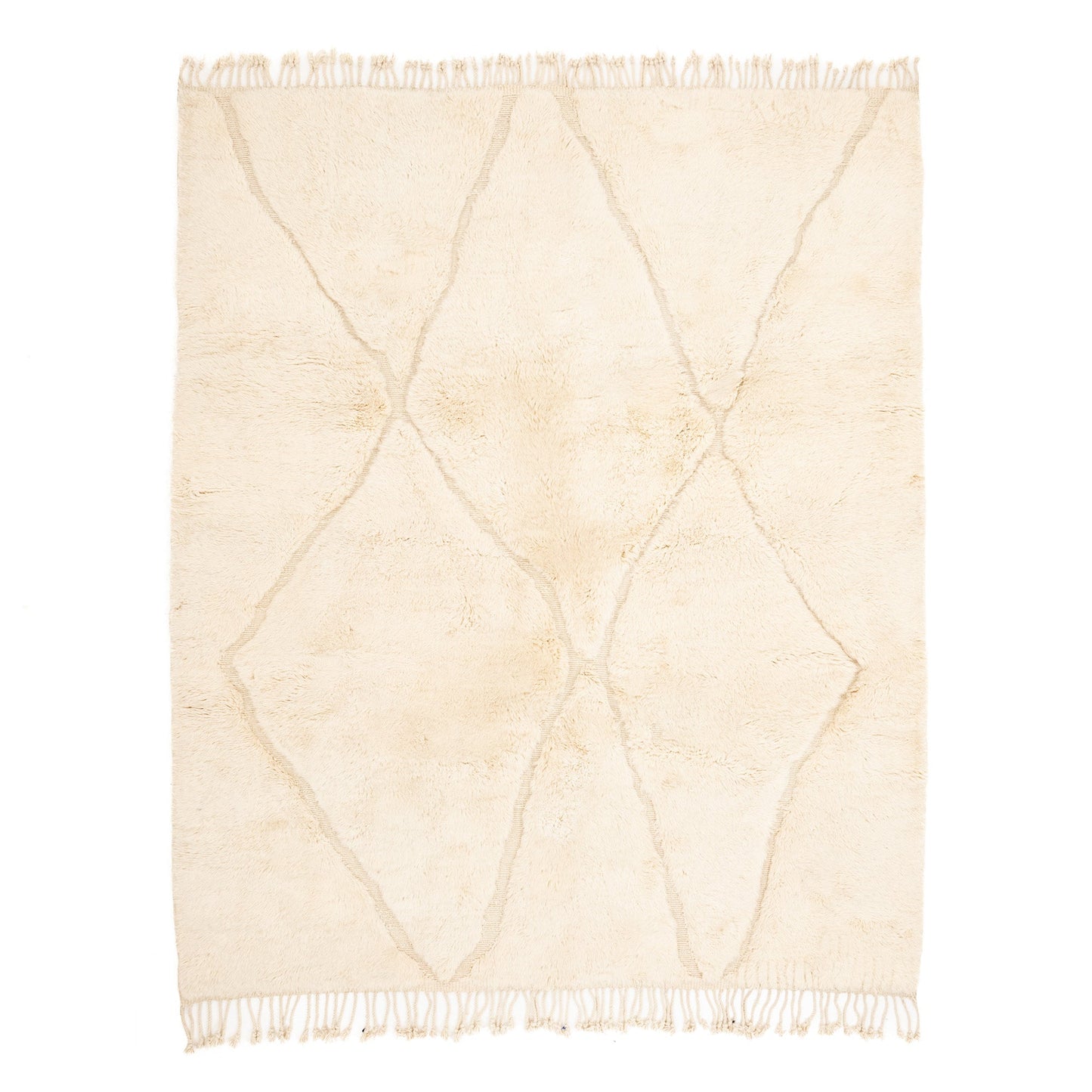 Cross-Roads - Luxury Shag Moroccan Rug 8.3x10.2 ft / 253x310 cm