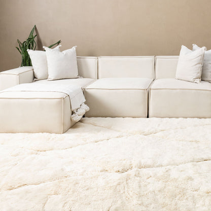 Cross-Roads - Luxury Shag Moroccan Rug 8.3x10.2 ft / 253x310 cm