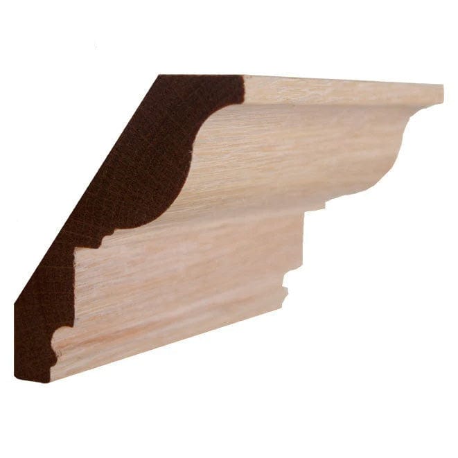 NewMouldings Crown Red Oak / 94 inches EWCR47 Colonial Crown Moulding Trim EWCR47 Colonial Crown Moulding Trim