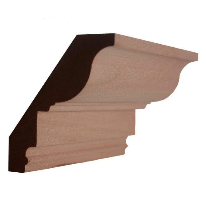 NewMouldings Crown Cherry / 94 inches EWCR47 Colonial Crown Moulding Trim EWCR47 Colonial Crown Moulding Trim
