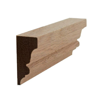 NewMouldings Crown Red Oak / 94 inches EWSC11 Solid Crown Moulding EWSC11 Solid Crown Moulding